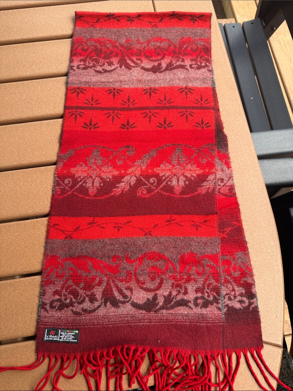 FRAAS Cashmink Scarf Vintage 90s